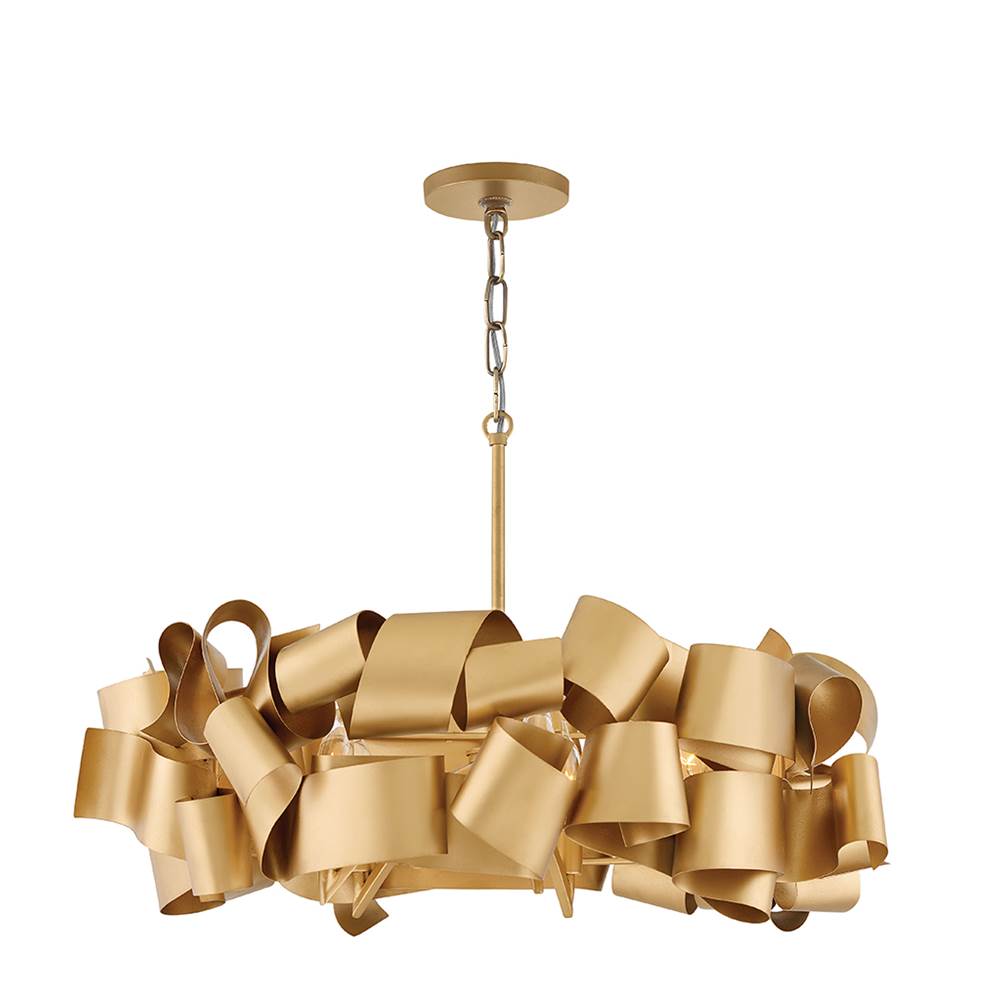 Fredrick Ramond FR48604DXG Deluxe Gold Chandelier Delfina Image 1