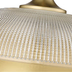 Golden Lighting 0309-M1L BCB-RPG Brushed Champagne Brass Golden Lighting Crawford 1-light Pendant In Brushed Champagne Brass Image 4