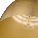 Golden Lighting 0316-FM MBG Modern Brushed Gold Wry Lighting Holmes 1-light Flush Mount In Modern Brushed Gold Image 4