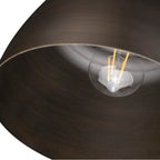 Golden Lighting 0316-FM RBZ Rubbed Bronze Wry Lighting Holmes 1-light Flush Mount In Rubbed Bronze Image 4