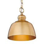 Golden Lighting 0316-M1L MBG Modern Brushed Gold Wry Lighting Holmes 1-light Pendant In Modern Brushed Gold Image 5