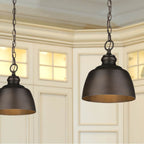 Golden Lighting 0316-M1L RBZ Rubbed Bronze Wry Lighting Holmes 1-light Pendant In Rubbed Bronze Image 3