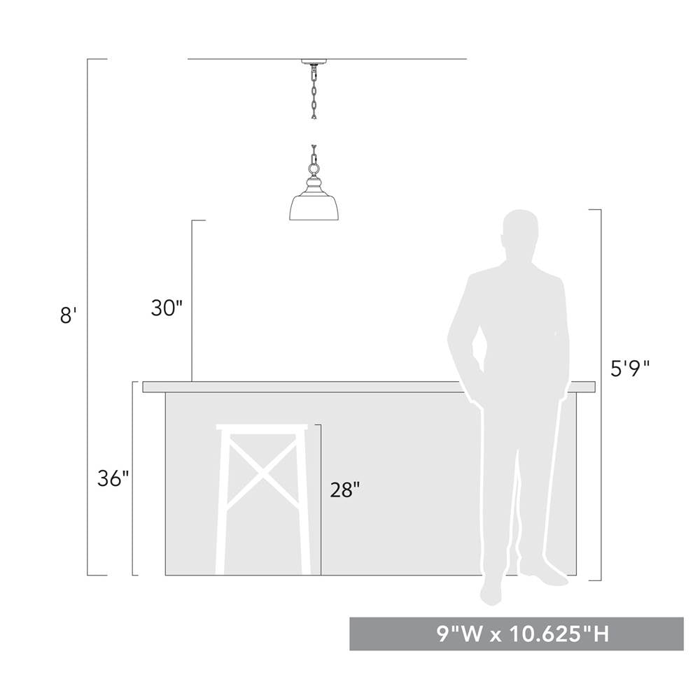 Golden Lighting 0316-M1L RBZ Rubbed Bronze Wry Lighting Holmes 1-light Pendant In Rubbed Bronze Image 2