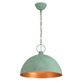 Golden Lighting 0318-L GP Green Patina Golden Lighting Lincoln 1-light Pendant In Green Patina Image 1