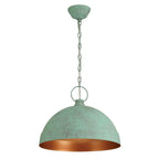 Golden Lighting Lincoln Golden Lighting Lincoln 1-light Pendant In Green Patina