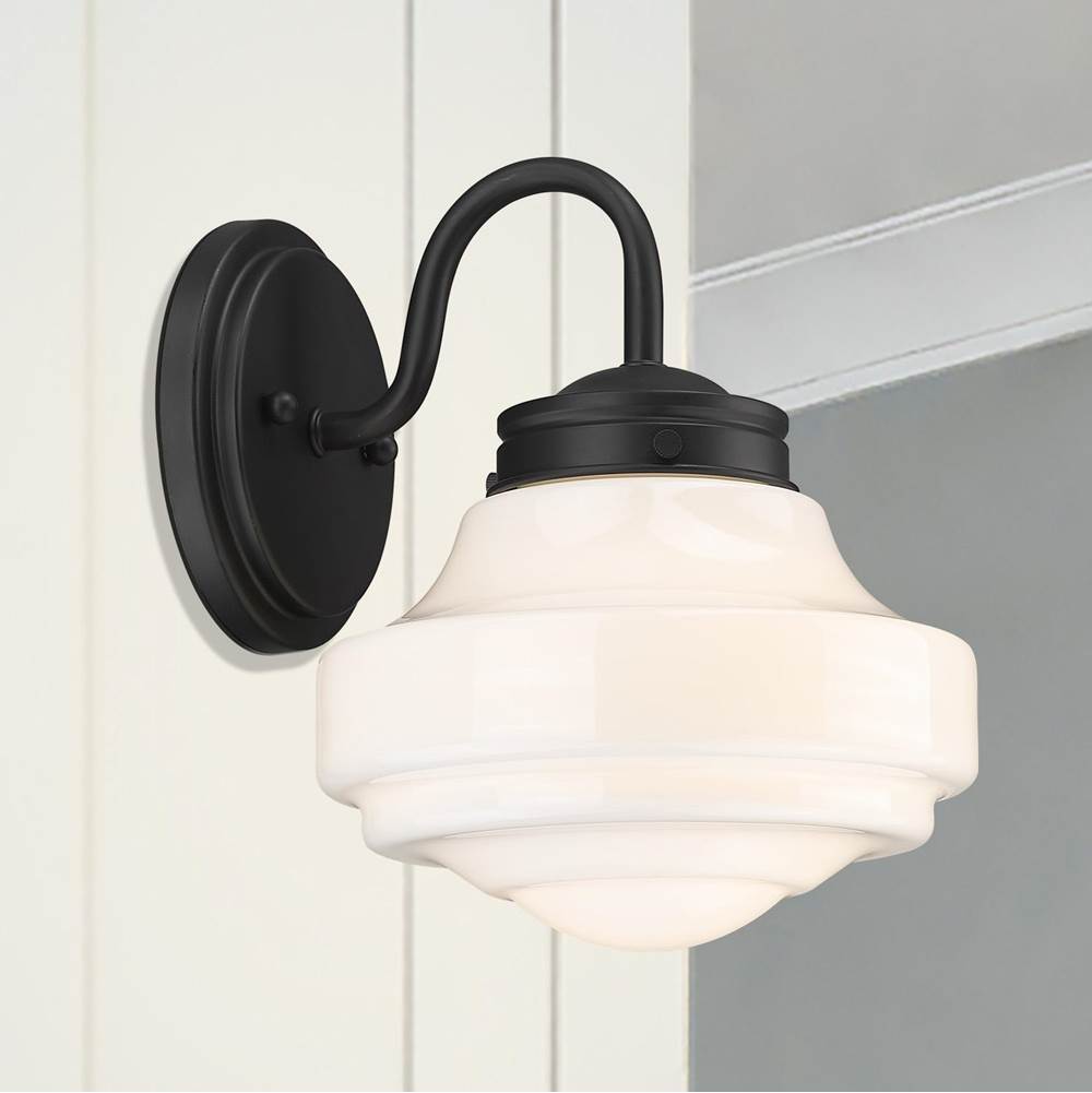 Golden Lighting 0508-1W BLK-VMG Matte Black Golden Lighting Ingalls 1-light Wall Sconce In Matte Black Image 3