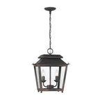 Golden Lighting 0804-M2L ABI Antique Black Iron Golden Lighting Abingdon 2-light Pendant In Antique Black Iron Image 1