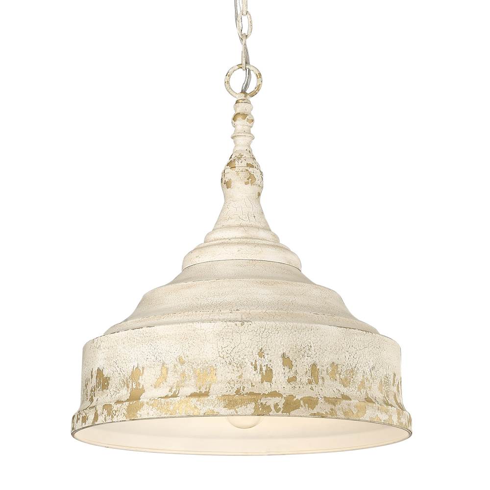 Golden Lighting 0806-3P AI Antique Ivory Golden Lighting Keating 3-light Pendant In Antique Ivory Image 6