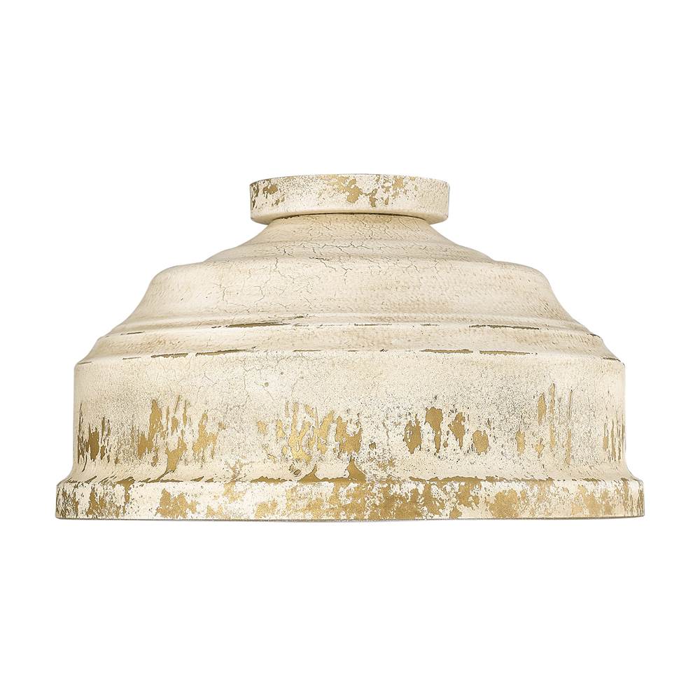 Golden Lighting Keating Golden Lighting Keating 3-light Flush Mount In Antique Black Iron