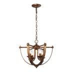 Golden Lighting Victoria Wry Lighting Victoria 4-light Pendant In Heirloom Gold