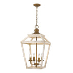 Golden Lighting Haiden Golden Lighting Haiden 4-light Pendant In Antique Black Iron
