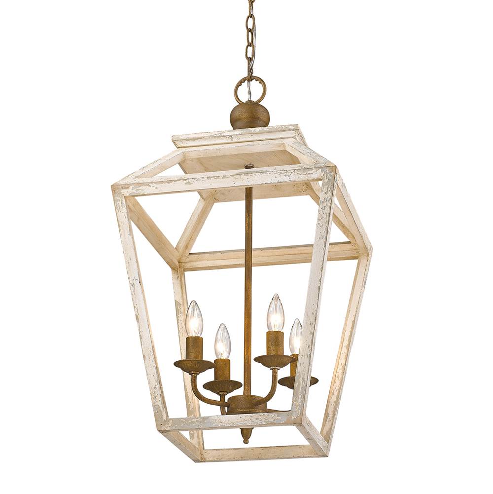 Golden Lighting 0839-4P BC Burnished Chestnut Golden Lighting Haiden 4-light Pendant In Burnished Chestnut Image 2
