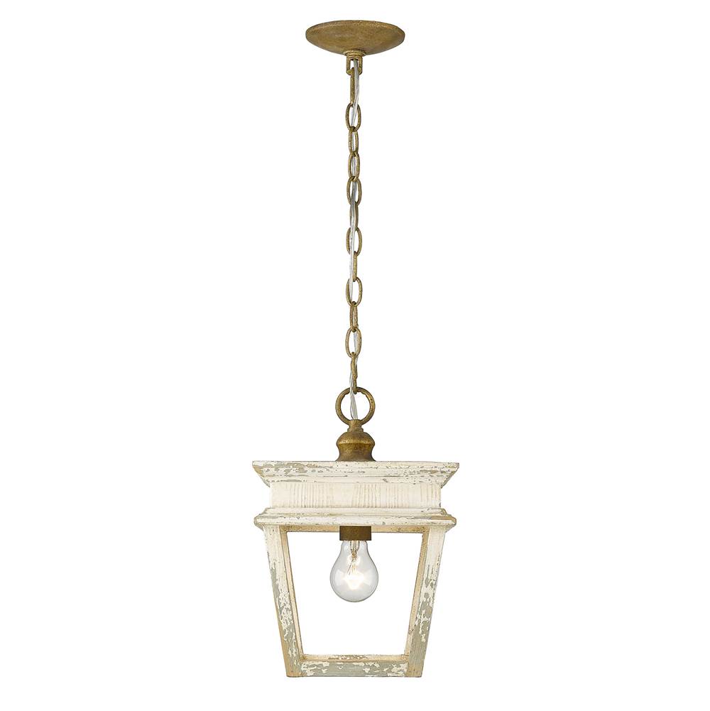 Golden Lighting Haiden Golden Lighting Haiden 1-light Pendant In Burnished Chestnut
