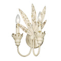 Golden Lighting 0846-2W AI Antique Ivory Golden Lighting Lillianne 2-light Wall Sconce In Antique Ivory Image 1