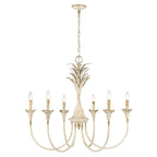 Golden Lighting Lillianne Golden Lighting Lillianne 6-light Chandelier In Antique Ivory