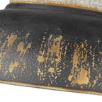 Golden Lighting 0865-FM AGV-ABI Aged Galvanized Steel Golden Lighting Kinsley 2-light Flush Mount In Antique Black Iron Shade Image 4