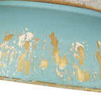 Golden Lighting 0865-FM AGV-TEAL Aged Galvanized Steel Golden Lighting Kinsley 2-light Flush Mount In Antique Teal Shade Image 4
