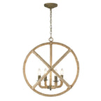 Golden Lighting Marina Wry Lighting Marina 4-light Chandelier In Burnished Chestnut