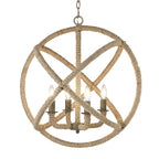 Golden Lighting 0868-4 BC Burnished Chestnut Wry Lighting Marina 4-light Chandelier In Burnished Chestnut Image 4