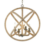 Golden Lighting 0868-4 BC Burnished Chestnut Wry Lighting Marina 4-light Chandelier In Burnished Chestnut Image 3