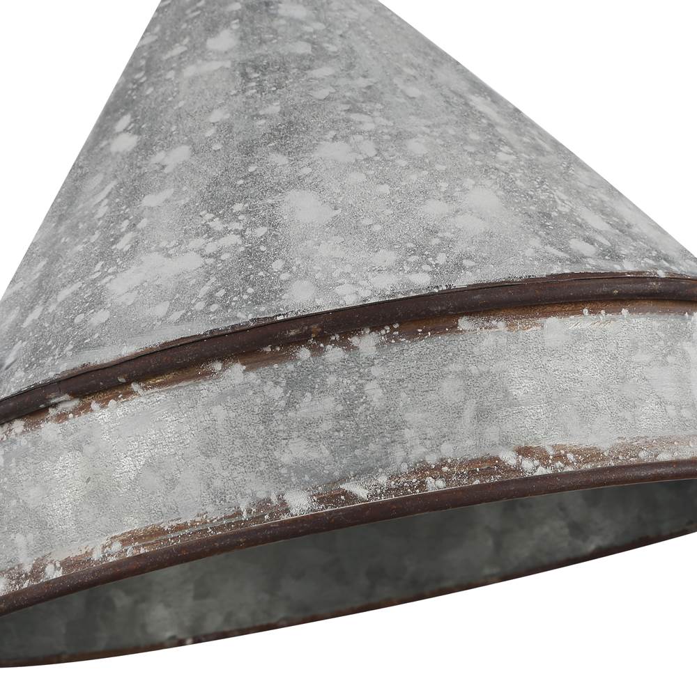 Golden Lighting 0877-M ABI-GV Antique Black Iron Wry Lighting Jasper 1-light Pendant In Antique Black Iron Image 3
