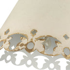 Golden Lighting 0883-3FM AI Antique Ivory Wry Lighting Eloise 3-light Flush Mount In Antique Ivory Image 3