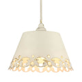 Golden Lighting 0883-3P AI Antique Ivory Wry Lighting Eloise 3-light Pendant In Antique Ivory Image 1