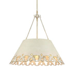 Golden Lighting 0883-5P AI Antique Ivory Wry Lighting Eloise 5-light Pendant In Antique Ivory Image 1