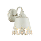 Golden Lighting 0883-BA1 AI Antique Ivory Wry Lighting Eloise 1-light Vanity In Antique Ivory Image 4