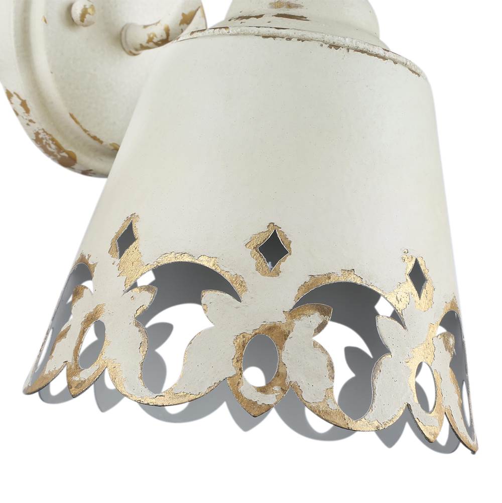 Golden Lighting 0883-BA1 AI Antique Ivory Wry Lighting Eloise 1-light Vanity In Antique Ivory Image 3