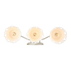 Golden Lighting 0883-BA3 AI Antique Ivory Wry Lighting Eloise 3-light Vanity In Antique Ivory Image 5