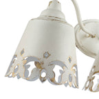Golden Lighting 0883-BA3 AI Antique Ivory Wry Lighting Eloise 3-light Vanity In Antique Ivory Image 3