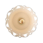 Golden Lighting 0883-SF AI Antique Ivory Wry Lighting Eloise 1-light Semi-flush Mount In Antique Ivory Image 5