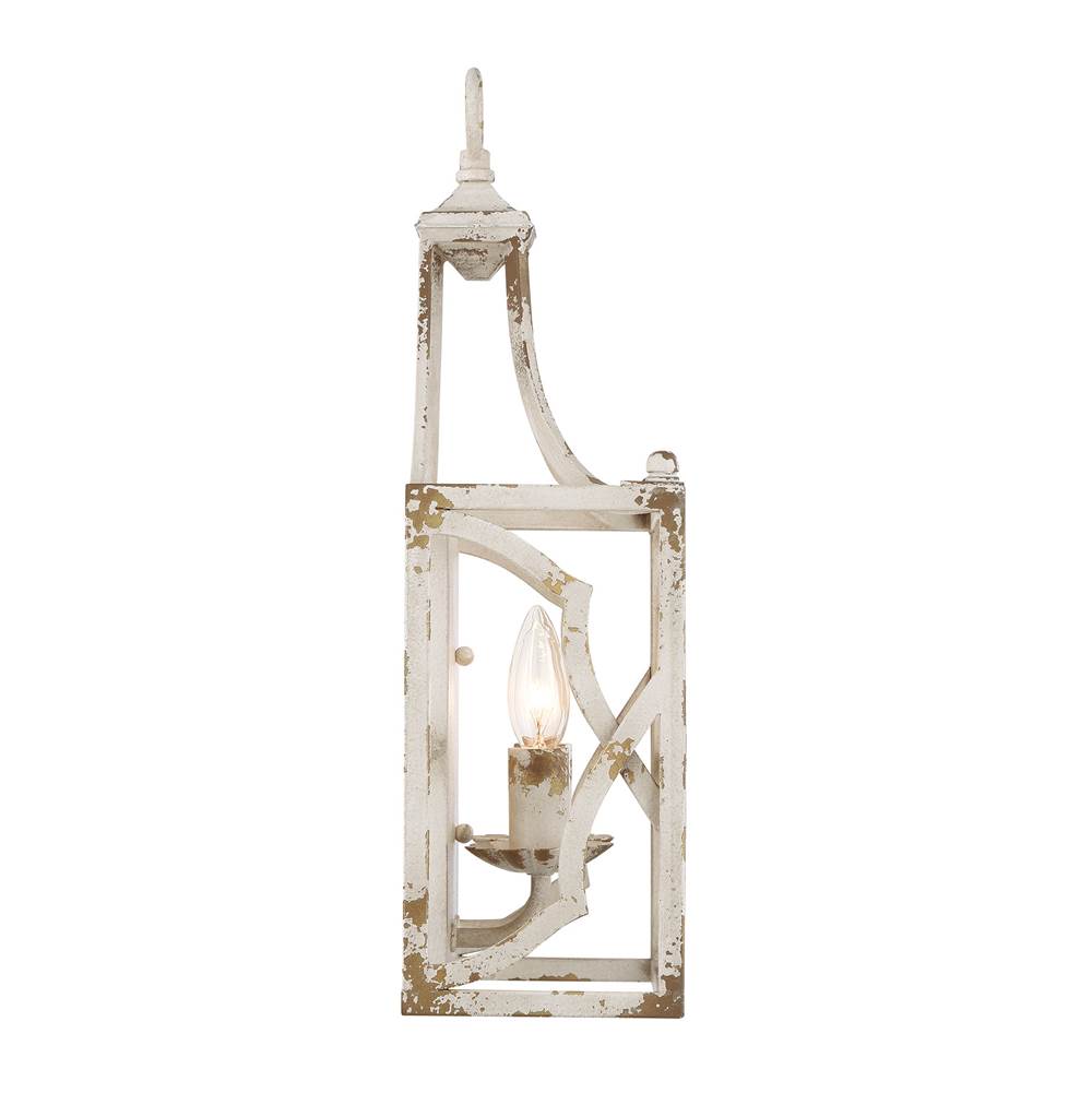 Golden Lighting 0885-2W AI Antique Ivory Wry Lighting Laurent 2-light Wall Sconce In Antique Ivory Image 4
