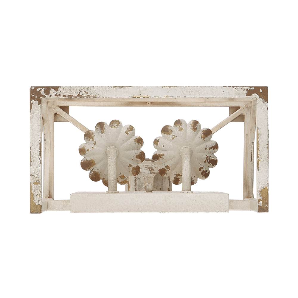 Golden Lighting 0885-2W AI Antique Ivory Wry Lighting Laurent 2-light Wall Sconce In Antique Ivory Image 5