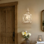 Golden Lighting 0885-2W AI Antique Ivory Wry Lighting Laurent 2-light Wall Sconce In Antique Ivory Image 3