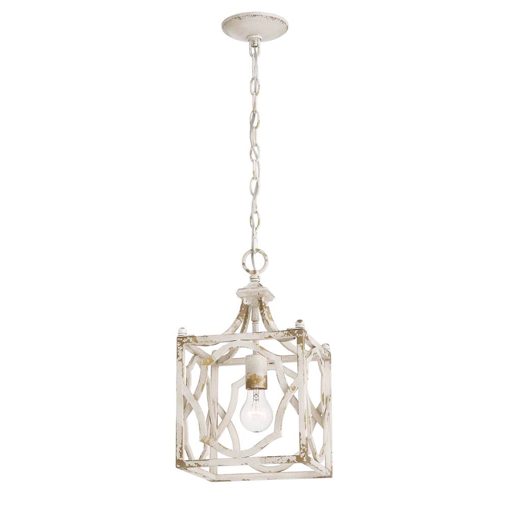 Golden Lighting Laurent Golden Lighting Laurent 1-light Pendant In Antique Ivory