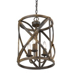 Golden Lighting 0890-3P ABI Antique Black Iron Golden Lighting Alcott 3-light Pendant In Antique Black Iron Image 2