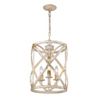 Golden Lighting Alcott Golden Lighting Alcott 3-light Pendant In Antique Black Iron