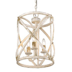 Golden Lighting 0890-3P AI Antique Ivory Golden Lighting Alcott 3-light Pendant In Antique Ivory Image 2