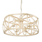 Golden Lighting 0890-6 AI Antique Ivory Golden Lighting Alcott 6-light Chandelier In Antique Ivory Image 5