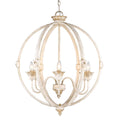 Golden Lighting 0892-6 AI Antique Ivory Golden Lighting Jules 6-light Chandelier In Antique Ivory Image 1