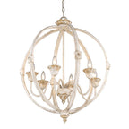 Golden Lighting 0892-6 AI Antique Ivory Golden Lighting Jules 6-light Chandelier In Antique Ivory Image 2