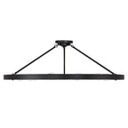 Golden Lighting 1019-12SF BLK Matte Black Golden Lighting Castile 12-light Semi-flush Mount In Matte Black Image 4