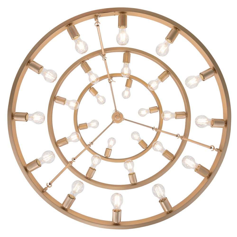 Golden Lighting 1019-6-9-12 FRG French Gold Golden Lighting Castile 27-light 2-tier Chandelier (6 Plus 9 Plus 12) In French Gold Image 5