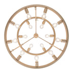 Golden Lighting 1019-69 FRG French Gold Golden Lighting Castile 15-light 2-tier Chandelier (6 Plus 9) In French Gold Image 5