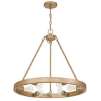 Golden Lighting Castile Golden Lighting Castile 6-light Chandelier In Matte Black
