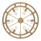 Golden Lighting 1019-96SF FRG French Gold Golden Lighting Castile 15-light Semi-flush Mount In French Gold Image 5