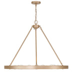 Golden Lighting 1019-9 FRG French Gold Golden Lighting Castile 9-light Chandelier In Matte French Gold Image 4