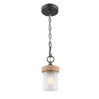 Golden Lighting Chatham Wry Lighting Chatham 1-light Pendant In Gunmetal Bronze
